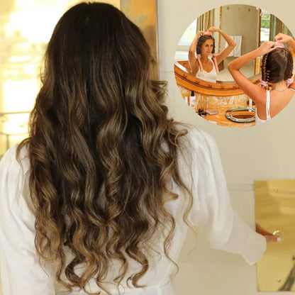 Woman Heatless Curling Rod Heatless Hair Curls Headband Make Hair Soft