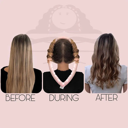Woman Heatless Curling Rod Heatless Hair Curls Headband Make Hair Soft